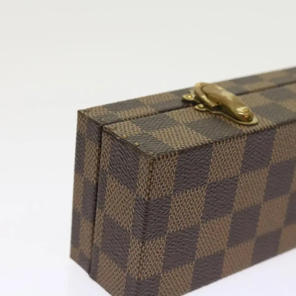 LOUIS VUITTON Damier Ebene Watch Case Trunk
